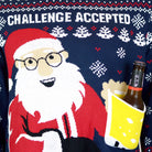 Christmas Jumper with Beer Pocket 3D detail