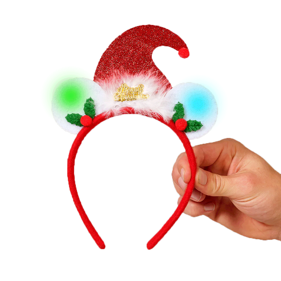 LED Light-up Merry Christmas Headband