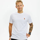 White Mens and Womens Christmas T-Gingercookie Shirt 
