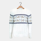 men's Alaska Classy White Christmas Jumper