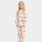Beige Christmas Pyjama Children Gingercookies
