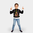 Merry Christmas Boys and Girls Black Christmas Jumper 