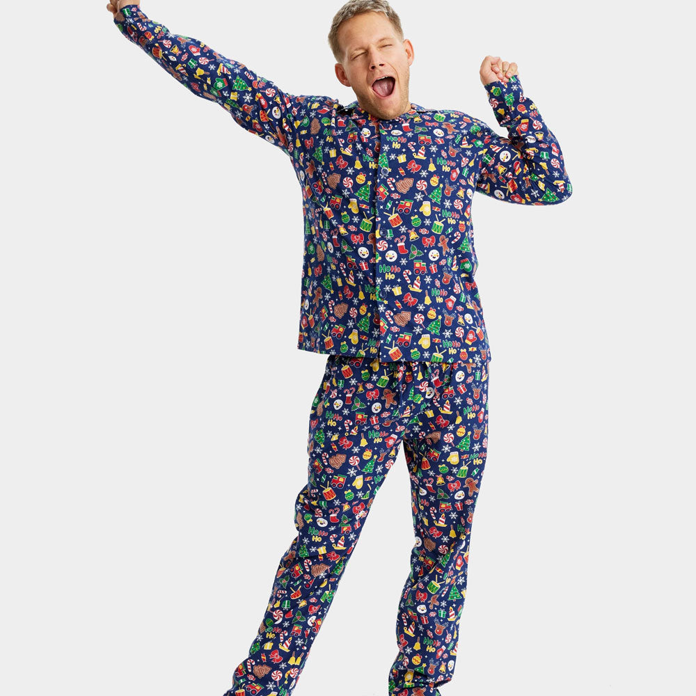 Christmas Dream Blue Christmas Pyjama for Men