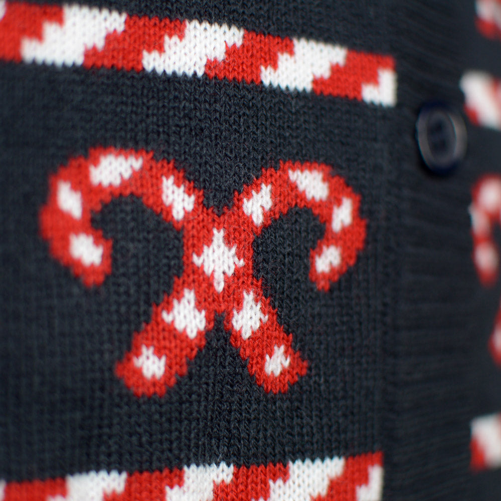 Blue Couples Cardigan Christmas with Polar Stars Jumper 
