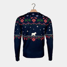 Blue Family Christmas Jumper Nativity
