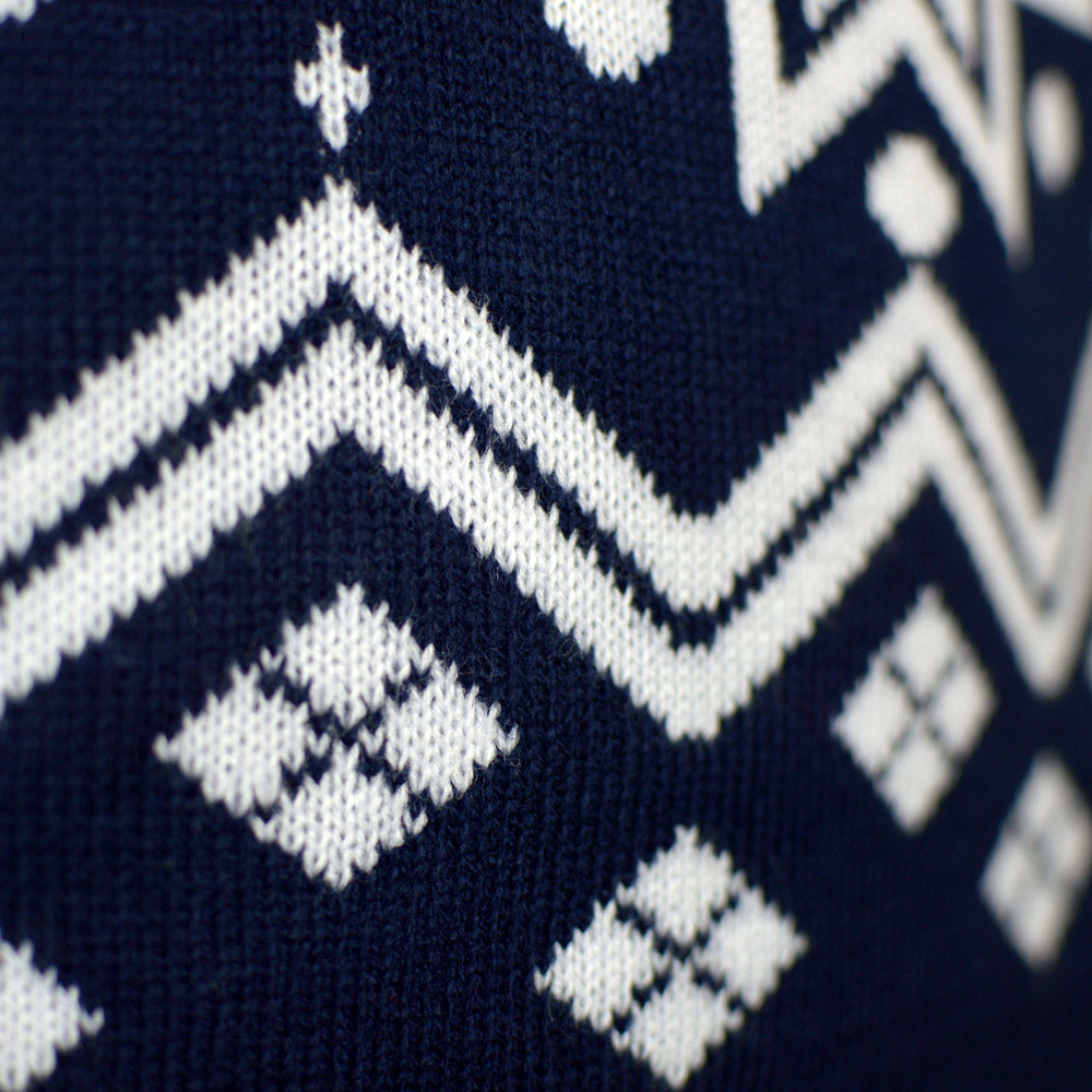 Family Christmas Jumper Reindeers Nordic Stars
