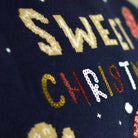 detail Blue LED light-up Couple's Christmas jumper Ginger Cookie