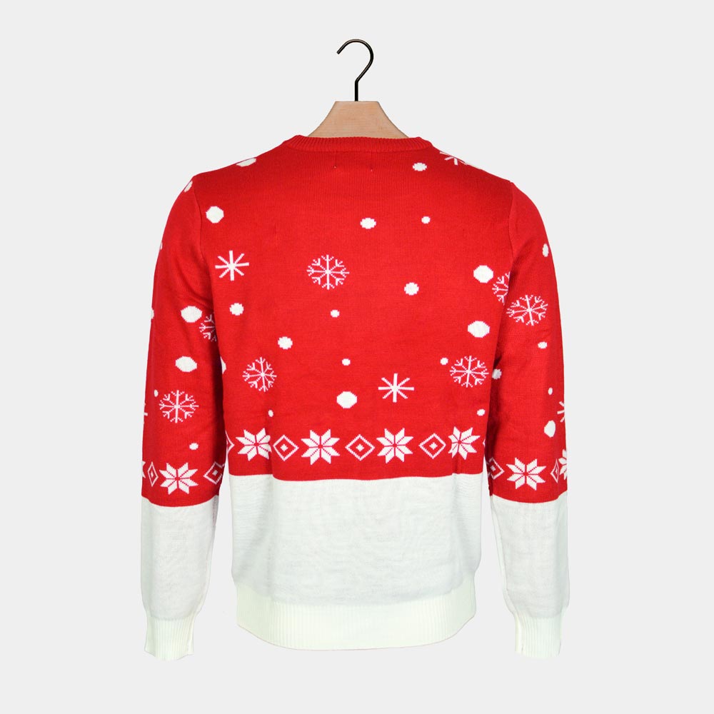 Back Christmas Jumper with Reindeer with Scarf