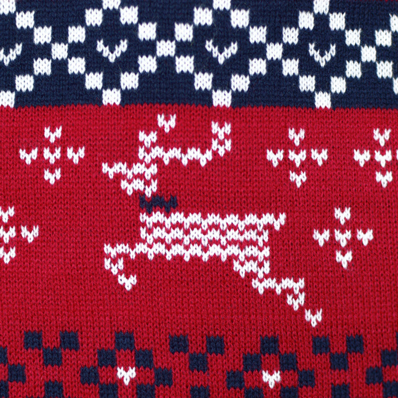 Canada Red Boys and Girls Christmas Jumper reindeer