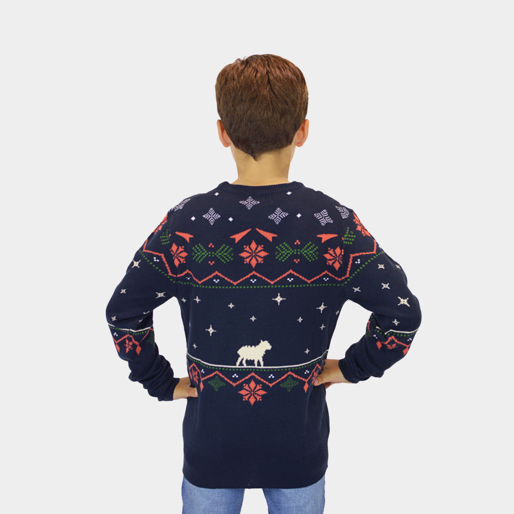 Children's  Christmas Jumper Boy Nativity
