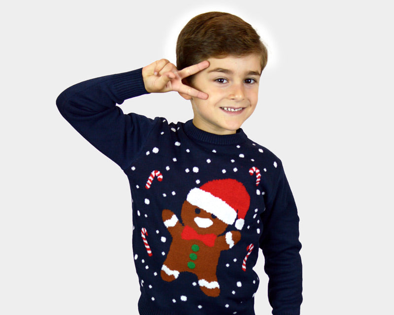 Blue Children's Christmas Jumpers