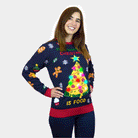 Christmas Food LED light-up Mens Christmas Jumper Womens
