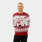 "Christmas is Coming"  Christmas Jumper Men's