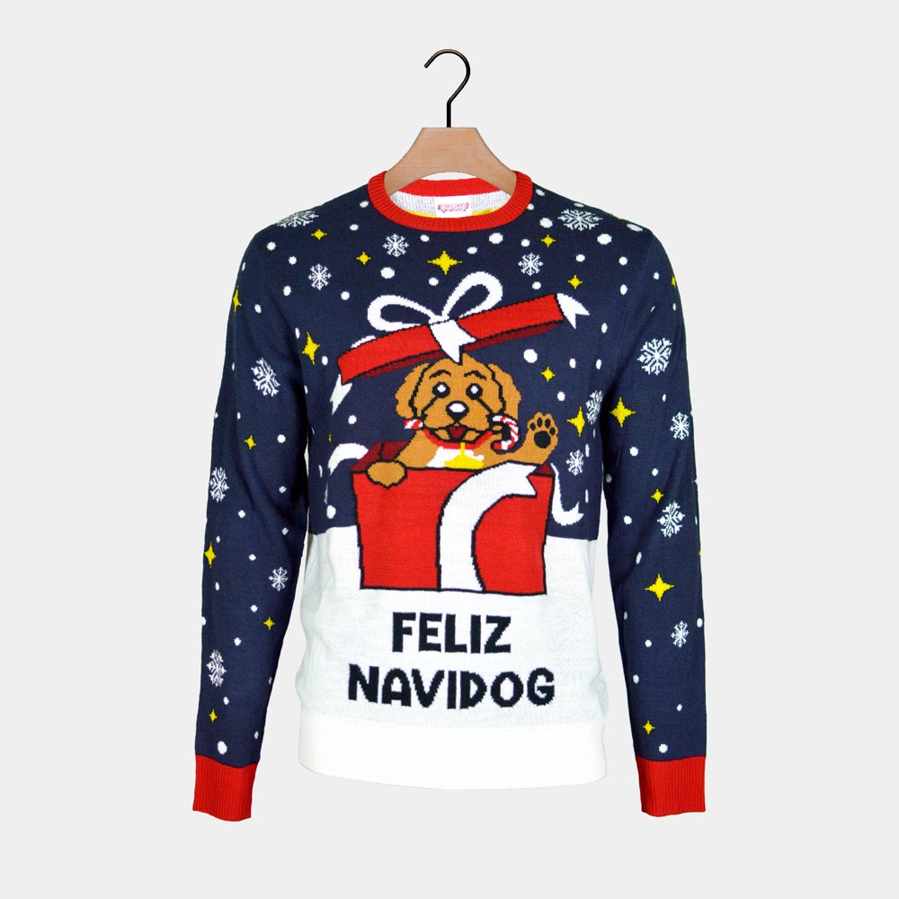 Christmas Jumper Feliz Navidog Couples