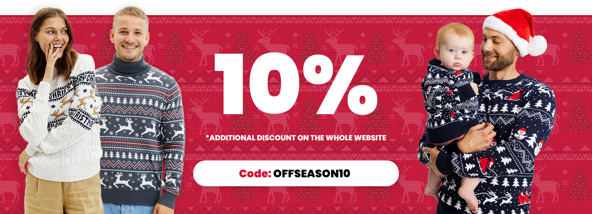 Christmas Jumper Discount Off Season