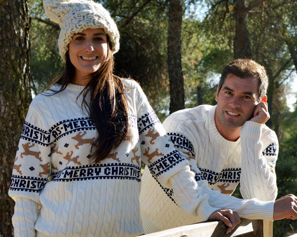 christmas jumpers 2024 organic cotton couple