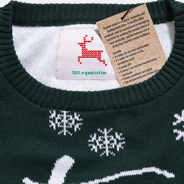 Christmas Jumpers Organic Cotton Label