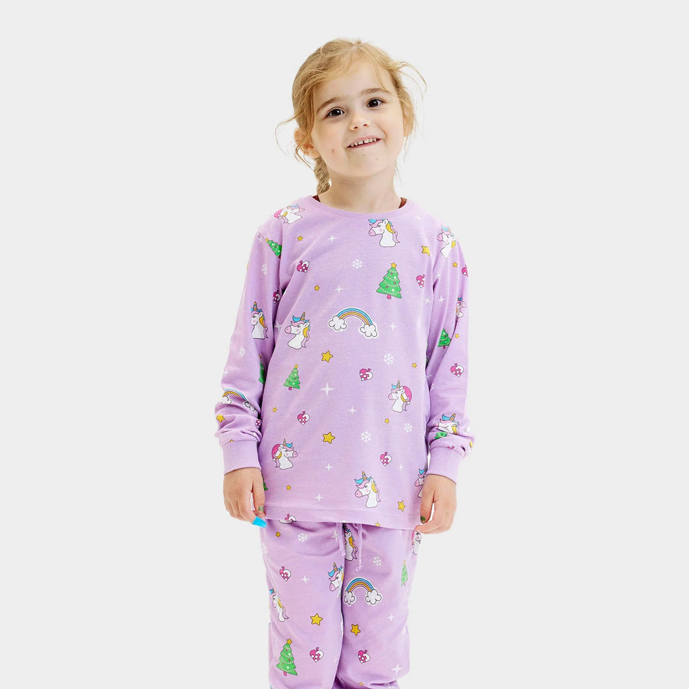 Christmas Pyjama for Children Baby Unicorns
