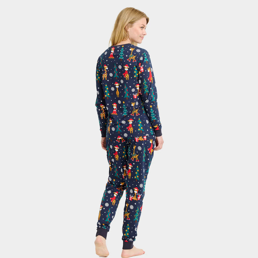 Christmas Pyjama for Family Women Giraffes
