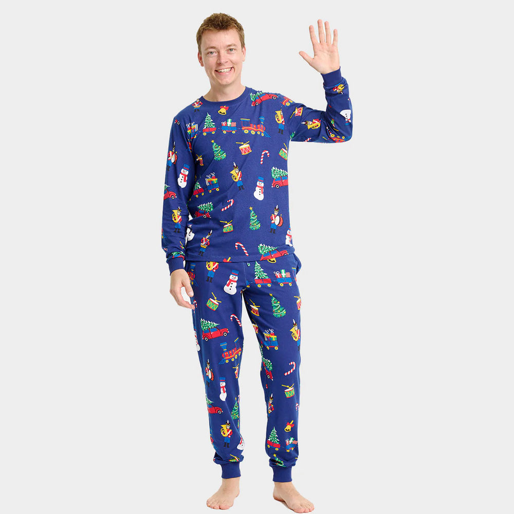 Christmas Pyjama for Men with Christmas Toys
