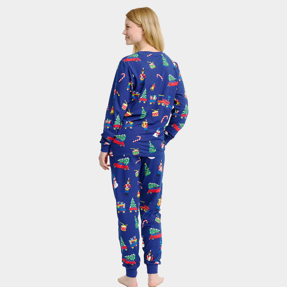Christmas Pyjama for Women and Men with Christmas Toys
