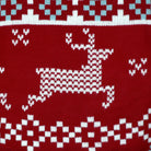 Classic Red Boys and Girls Christmas Jumper with Polar Stars Reindeer