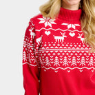 Classy Turtleneck Organic Cotton Greenlandish Womens Christmas Jumper 
