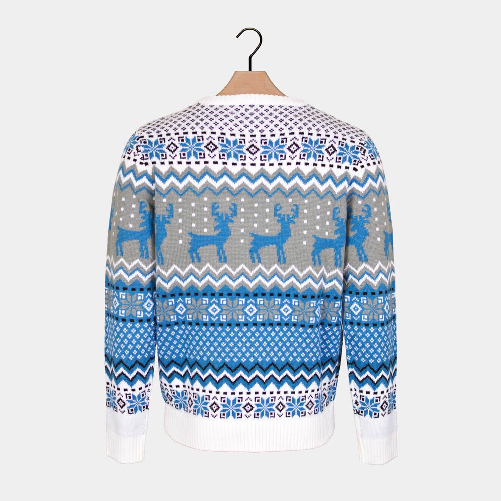 Mens reindeer jumper best sale