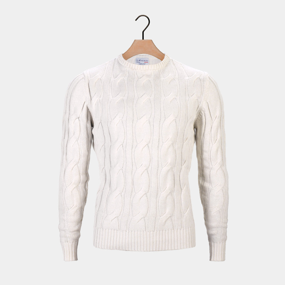 Couple Organic Cotton Jumper Snowfall
