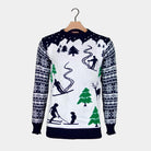 Couple's Christmas Jumper with Skiers