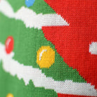 Christmas Tree Family Red Christmas Jumper detail