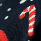 Gingerbread Couple's Blue Christmas Jumper Detail