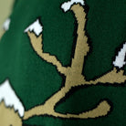 detail Green Couple's Christmas Jumper with Smiling Reindeer