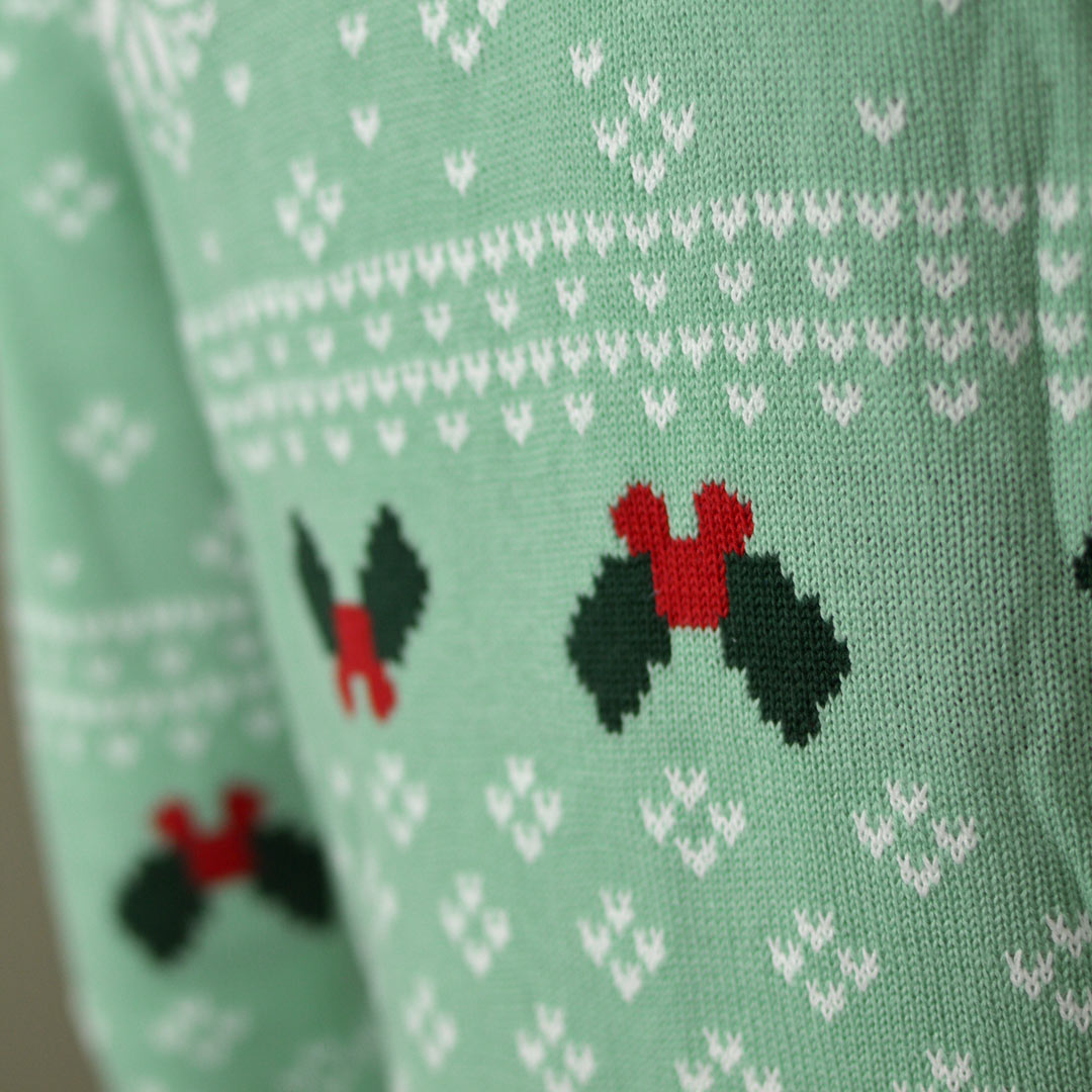 detail Green Sweet Men's Christmas Jumper