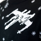 Join the Christmas Side LED light-up Men's Christmas Jumper detail