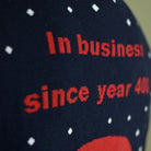 detail Mens Christmas Jumper Santa Walker on the way to Retirement