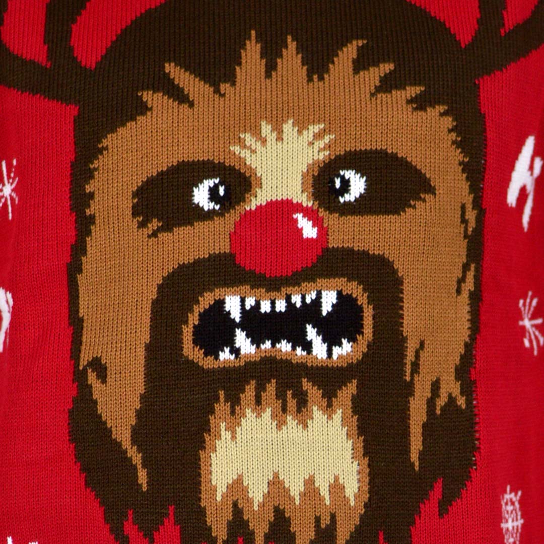 detail Wookiee Men's Christmas Jumper