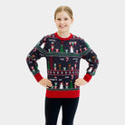 Girls Christmas Jumper Vintage Gaming
