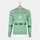 Green Sweet Christmas Jumper couples