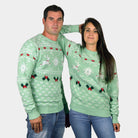 Green Sweet Men's Christmas Jumper womens