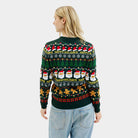 Happy Holidays Women's Green Christmas Jumper 