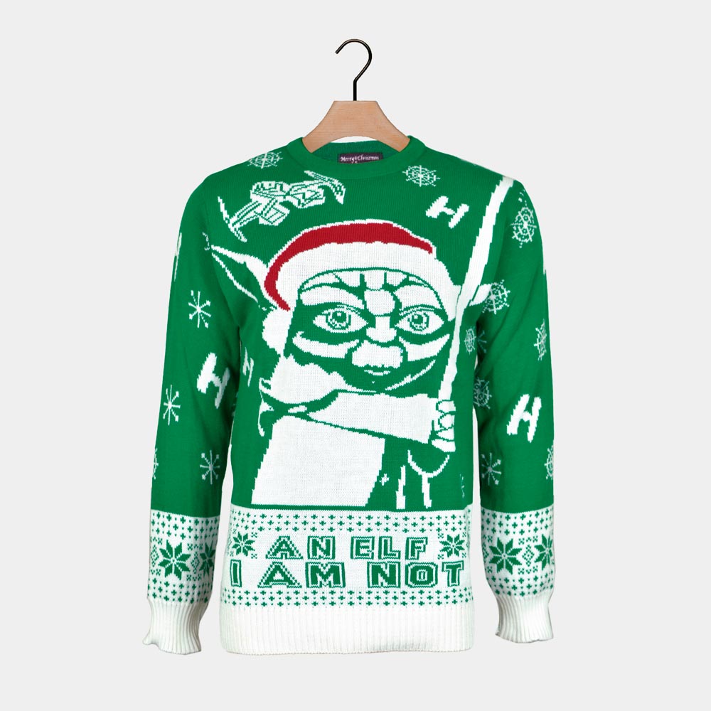 I am Not an Elf Men's Christmas Jumper