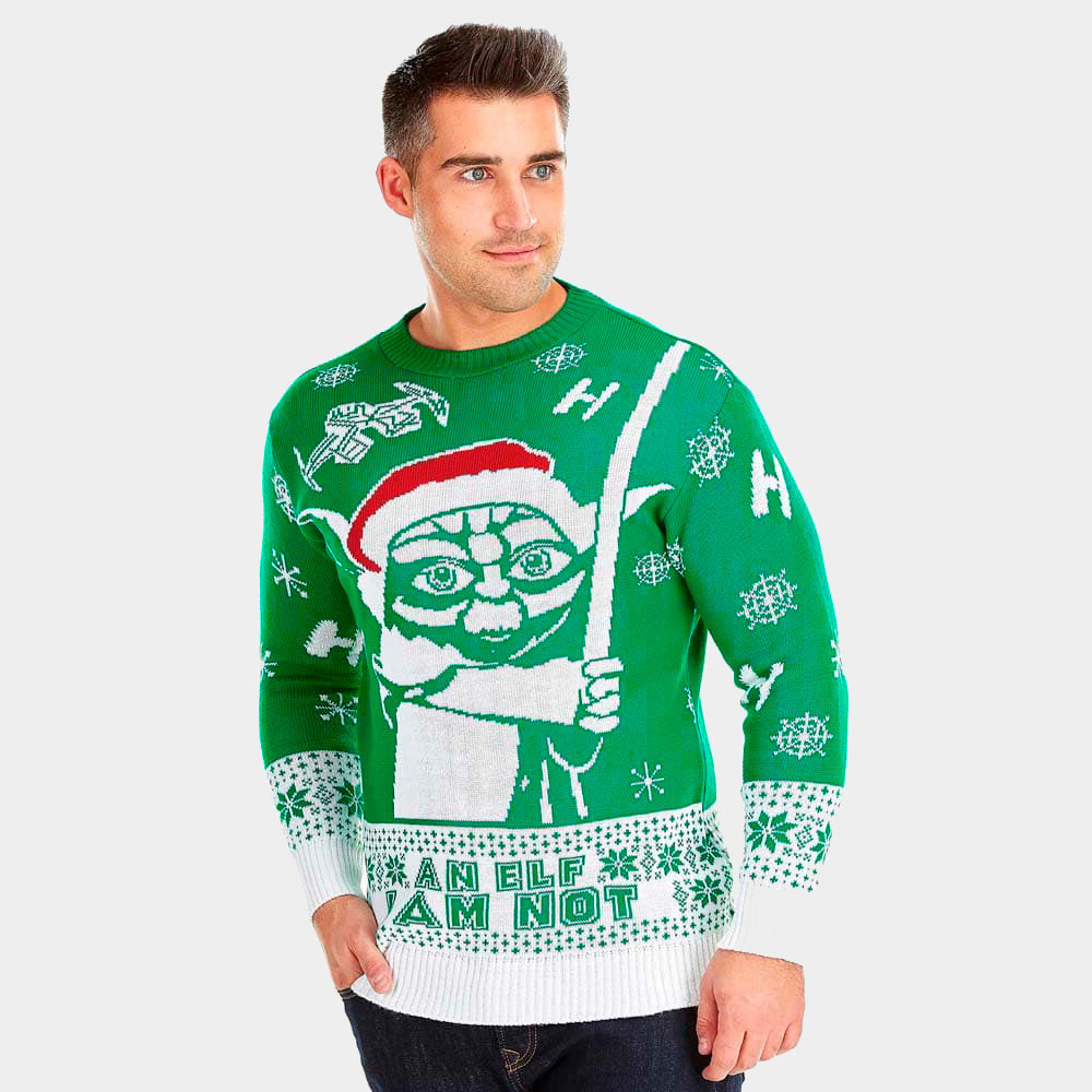Star Wars I am Not an Elf Womens Christmas Jumper Mens