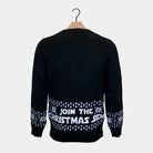 Join the Christmas Side LED light-up Christmas Jumper back