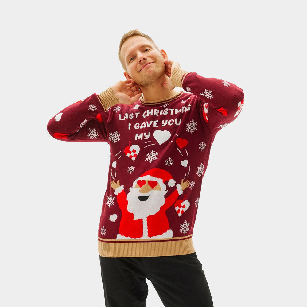 Last Christmas I gave you my Heart Couple's Christmas Jumper mens