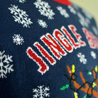 detail LED light-up Couple's Christmas Jumper Jingle Bells