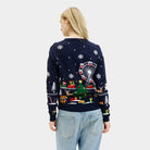 LED light-up Womens Couple's Christmas Jumper Winter Wonderland