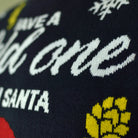 LED Light-Up Womens Christmas Jumper Santa Beer
