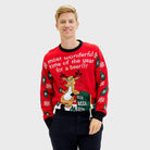 Mens Christmas Jumper Reindeer Beer Opener
