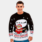 Men's Christmas Jumper with Santa Downloading